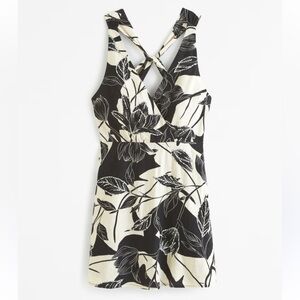 A&F Linen Blend Mini Dress XXS